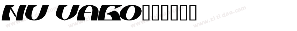 NU VAGO字体转换